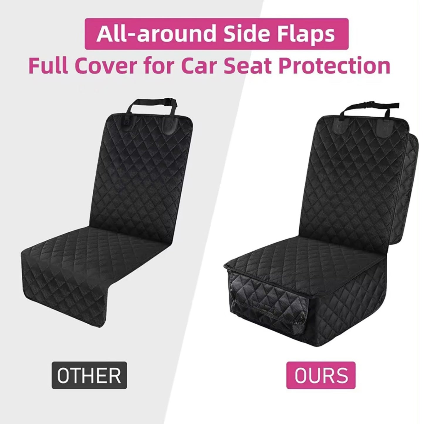DOg Car Seat Cover, Waterproof Pet Front Seat Cover Vehicle Seat Protection, Scratch Proof & Nonslip Pet Car Seat Protector Dog Seat Cover For Cars, Trucks & SUV - WaggingTailsMall - Free Shipping - Guaranteed Returns!