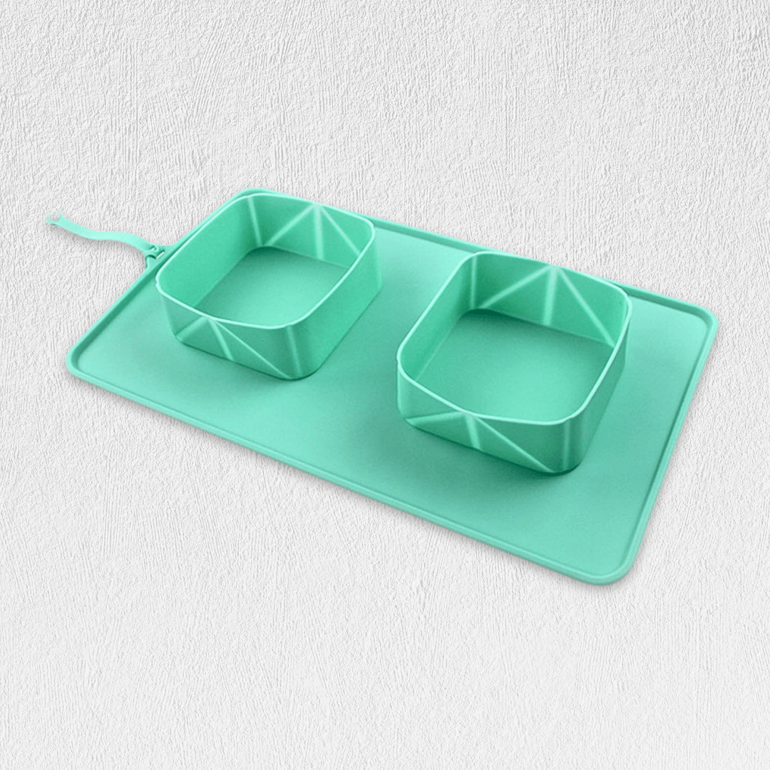 Pet Bowl Silicone Foldable and Portable Pet Bowl - WaggingTailsMall - Free Shipping - Guaranteed Returns!