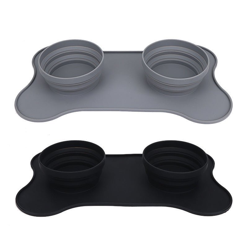 Silicone pet bowl - WaggingTailsMall - Free Shipping - Guaranteed Returns!
