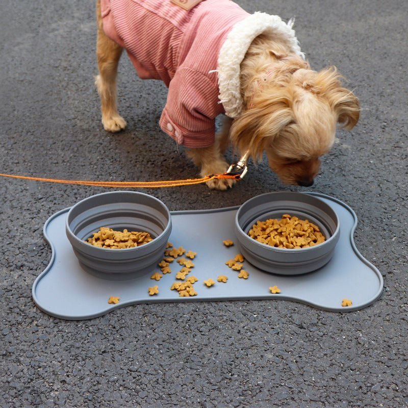 Silicone pet bowl - WaggingTailsMall - Free Shipping - Guaranteed Returns!