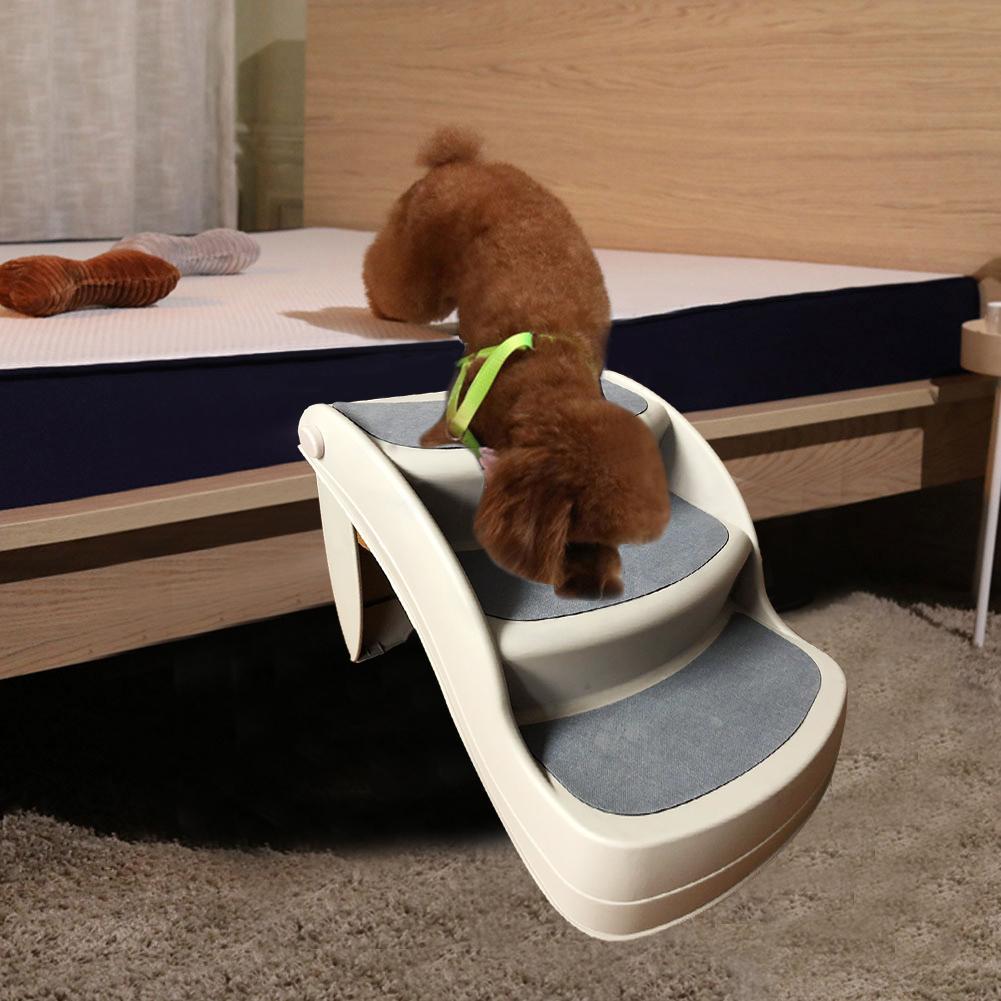 New Pet Stair Steps Plastic Folding Non - slip - WaggingTailsMall - Free Shipping - Guaranteed Returns!