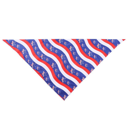 Pet drool scarf American flag scarf - WaggingTailsMall - Free Shipping - Guaranteed Returns!