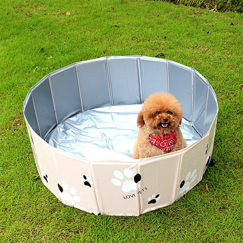 PVC Folding Bathtub Dog Bathtub Pet Products - WaggingTailsMall - Free Shipping - Guaranteed Returns!