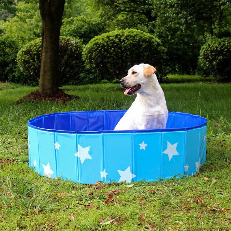 PVC Folding Bathtub Dog Bathtub Pet Products - WaggingTailsMall - Free Shipping - Guaranteed Returns!